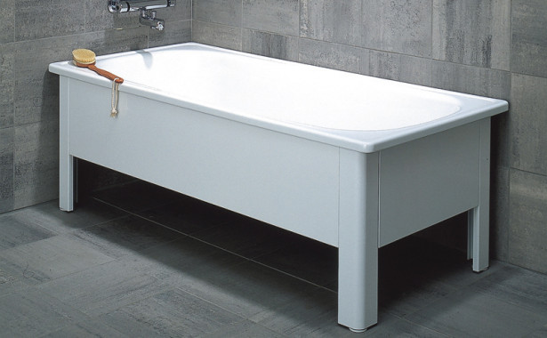 Kylpyamme Emaliamme 160x70cm, valkoinen