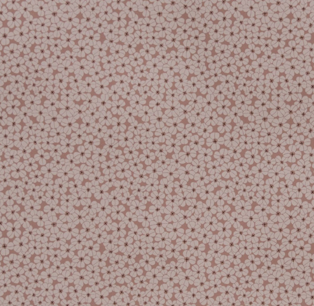 Tapetti Långelid/Von Brömssen Flower shower koralli 0.53x10.05m, non-woven
