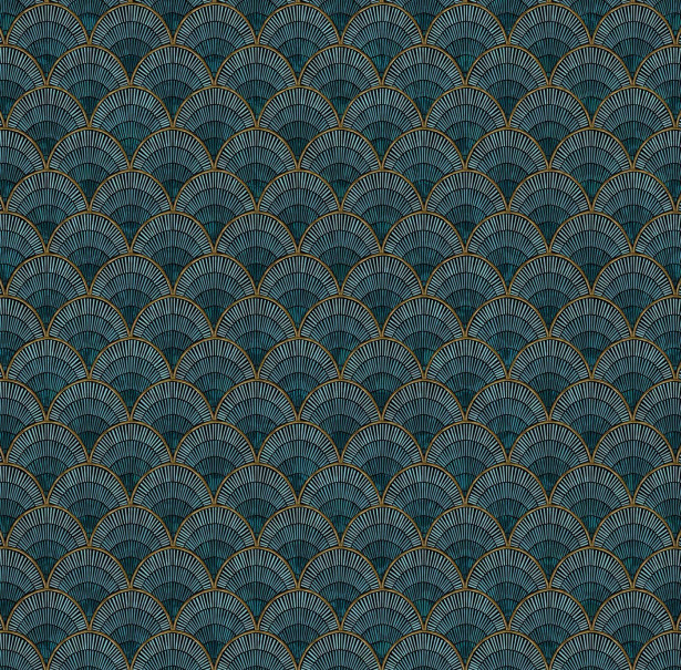 Tapetti Rebel Walls Marmaris Peacock 0,50x10 m non-woven