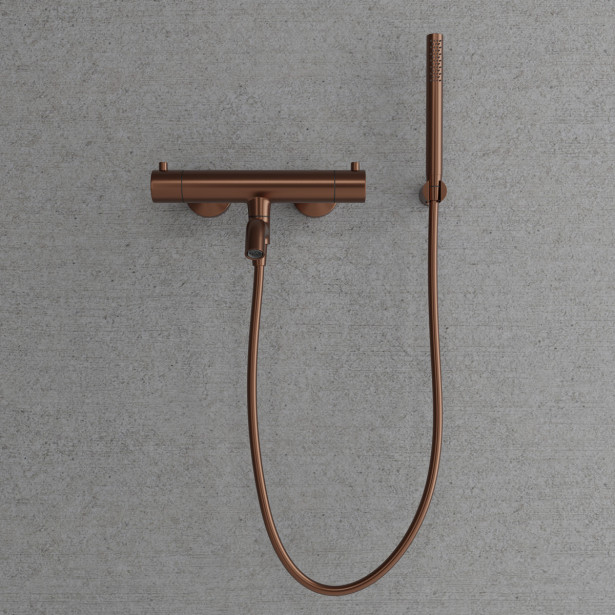 Termostaattihana Scandtap Steel Pleasure 4 Amber kupari