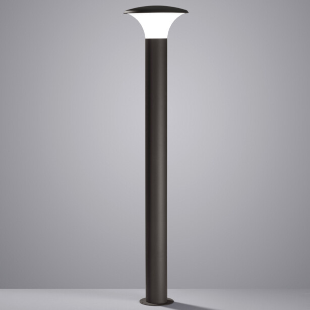 Pylväsvalaisin Kongo, sis 4W LED, IP44, 120cm, musta