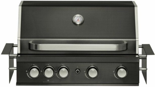 Kaasugrilli Mustang Black Pearl 4 built-in, 4 poltinta, upotettava, musta