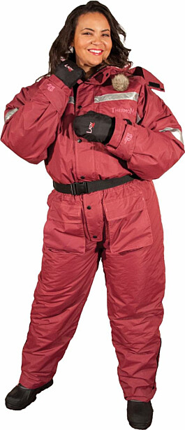 Naisten talvihaalari DePaul Design ThermoMate Plus Lady, punainen M