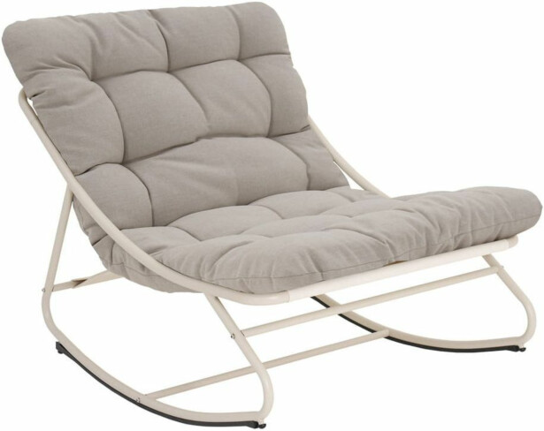 Keinutuoli ulkokäyttöön esti & esta Cloud, teräs, beige