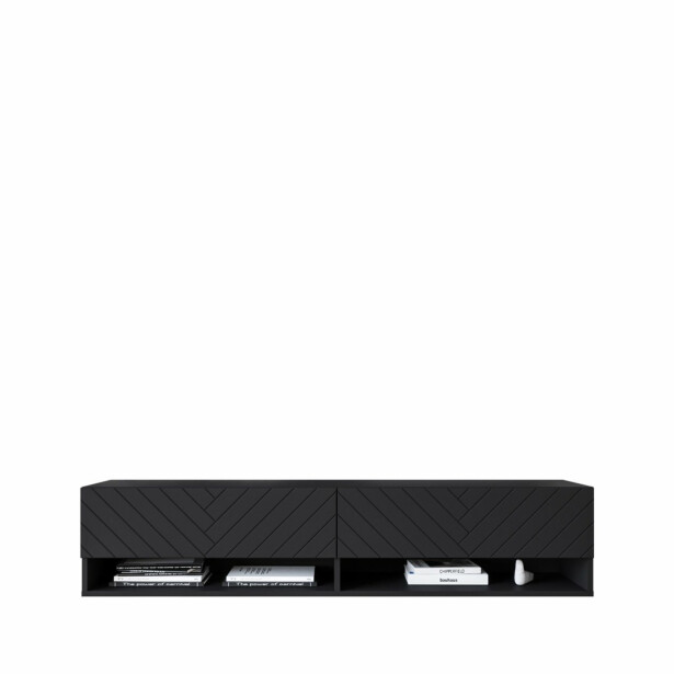 TV-taso A 140 MDF, musta (6777)