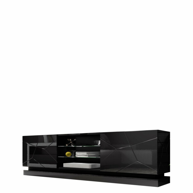 TV-taso QIU 200, musta (3239)
