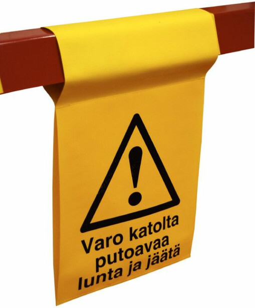 Varoituslippu kiinteistöpuomiin