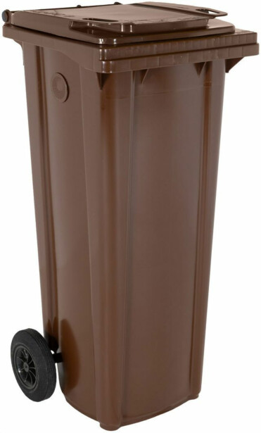 Tuulettuva biojäteastia Helesi, 140L, ruskea