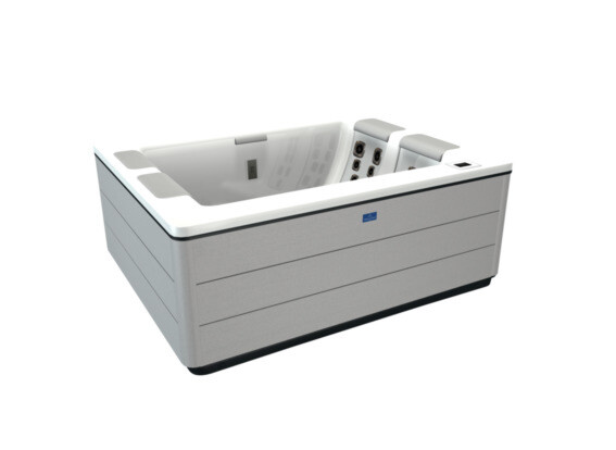 Ulkoporeallas Villeroy & Boch Design Line Just Silence Compact, 4 hlöä, vaaleanharmaa/valkoinen