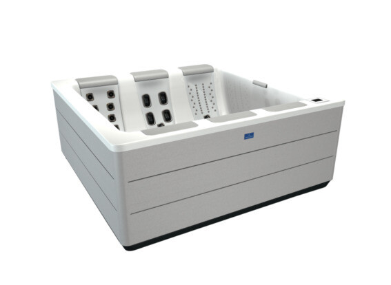 Ulkoporeallas Villeroy & Boch Design Line Just Silence, 5 hlöä, vaaleanharmaa/valkoinen