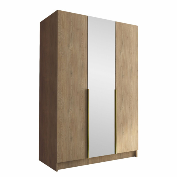 Vaatekaappi CALIA II, beige/kulta (0284)