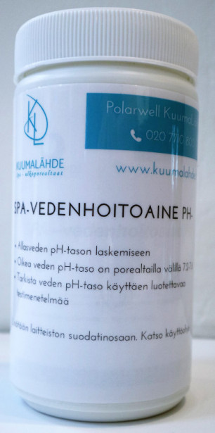 Vedenhoitoaine SPA, PH+, 1kg