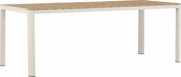 Ruokapöytä Venture Home Etna, 210x90cm, beige/puu