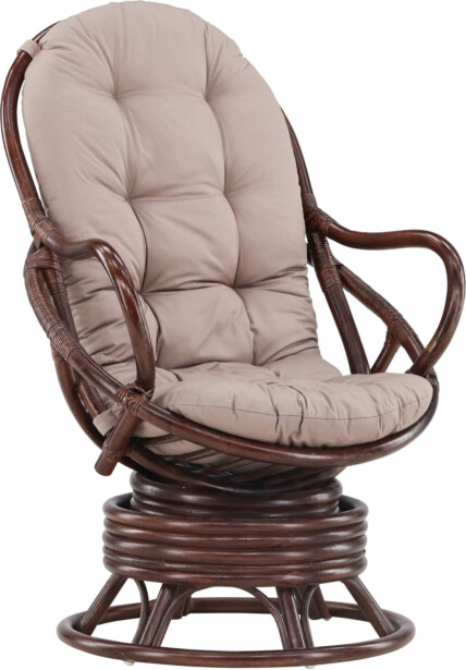 Lepotuoli Venture Home Swing, beige/tumma pähkinä