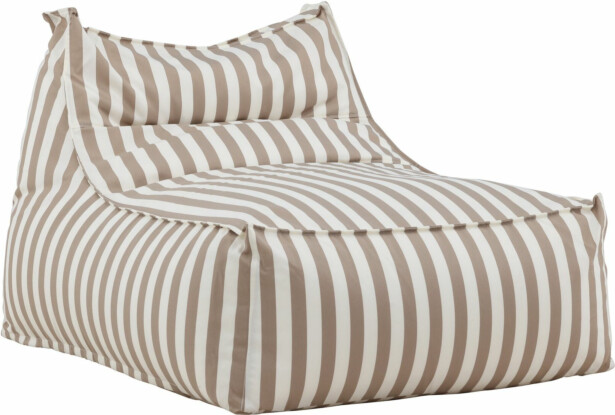 Säkkituoli Venture Home Redang, beige-valkoraidallinen