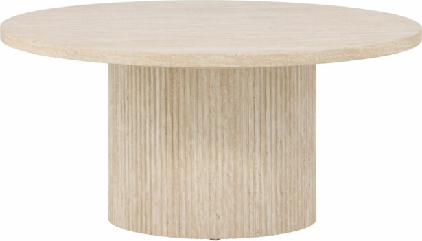 Sohvapöytä Venture Home Härön, ø80cm, beige