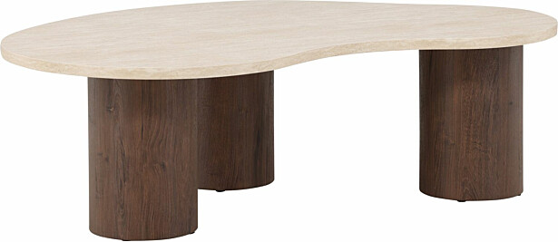 Sohvapöytä Venture Home Megg, 130x78cm, mocca