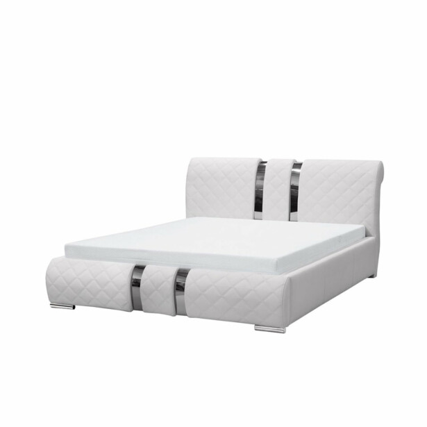 Verhoiltu sänky NIKO 140x200, hopea (0583)