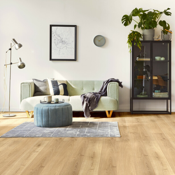 Vinyylikorkki, Concept Floor, Ecoline Oak Jylland, vaalenruskea tammi