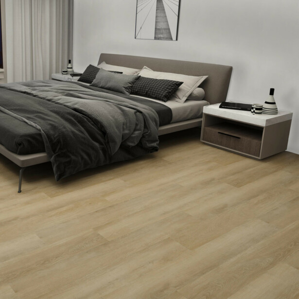 Vinyylilankku Check Floors Check One Premium 2074 Prenzlau Oak, vaaleanruskea