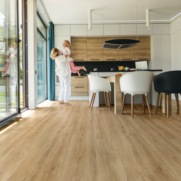 Vinyylilankku Concept Floor Profiline, Oak Uster, integroitu alusmateriaali
