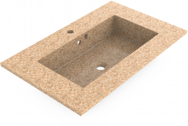 Pesuallas Woodio Unit80 Natural 5 mm 812x503 mm puu