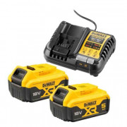 Akkulaturipaketti DeWalt XR DCB1104P2, 18V, 2x5.0Ah