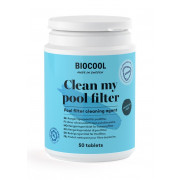 Suodattimen puhdistusaine Kirami Biocool Clean my poolfilter, 50 tablettia