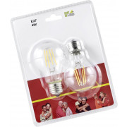 LED-lamppu Trio E27, filament, vakio, 4W, 470lm, 3000K, 2kpl