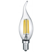 LED-Lamppu Trio E14, filament liekki 4W, 470lm 2700K switch dimm