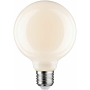 LED-filamenttilamppu Paulmann Globe, G95, E27, 470lm, 5.6W, 2700K, himmennettävä, opaali