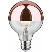 LED-pääpeililamppu Paulmann Modern Classic Edition Globe, E27, G95, 600lm, 6.5W, 2700K, kupari