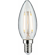 LED-kynttilälamppu Paulmann Candle, E14, 250lm, 2.6W, 2700K, filamentti, kirkas