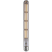 LED-putki Paulmann 1879 Edition Tube, E27, 806lm, 8.8W, 2700K, filamentti, himmennettävä, savulasi
