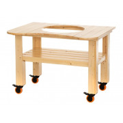 Puupöytä Kobe Kamado XL, 120x86x90cm, mänty