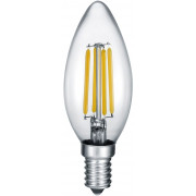 LED-lamppu Trio E14, filament, kynttiläkupu, 4W, 400lm, 3000K