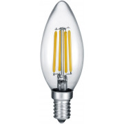 LED-lamppu Trio E14, filament, kynttiläkupu, 4W, 470lm, 2700K