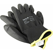 Asentajankäsine Yato nro. 9, nylon/PU, musta