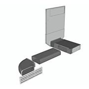 Poistoilmakanava Savo AirVent S60 Nero 60/80