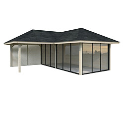 Katos Palmako Bianca Set 214, sis.liukuovet 24,9 m²
