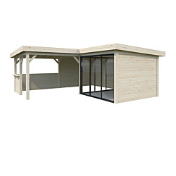Kesähuone Palmako Lenna Set 409, sis.liukuovet 24,9 m²