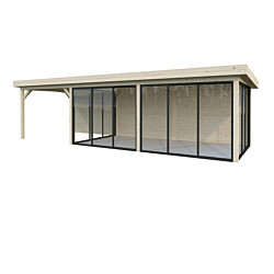 Kesähuone Palmako Lenna Set 418, sis.liukuovet 24,9 m²