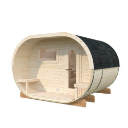 Tynnyrisauna Palmako Anette 3,0+1,5 m2