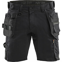 Riipputaskushortsit Blåkläder 1752 stretch, musta, C46