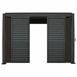 Pergolan säleikköpaneeli Home4You Mirador-111, 60x309x232,45cm, tummanruskea
