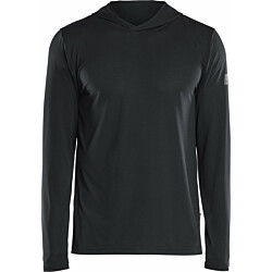 Toiminnallinen huppari Blåkläder 3417, UV-suoja, musta, 4XL