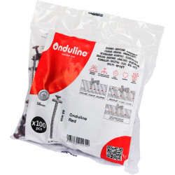 Kateruuvi Onduline 3.9x60mm, 100kpl, punainen