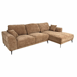 Divaanisohva Home4You Olivia 295x170cm, 4-istuttava, oikea, beige