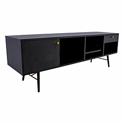 TV-taso Home4You Luxemburg 150x40x50cm, musta