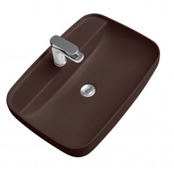 Pesuallas Kerasan Tribeca 5140, 600x430 mm, matta, tummanpunainen